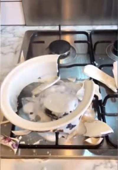 WCGW with cooking on a ceramic bowl