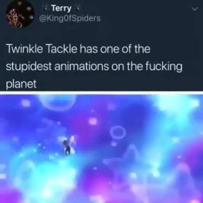 He is like a 90's flying animation