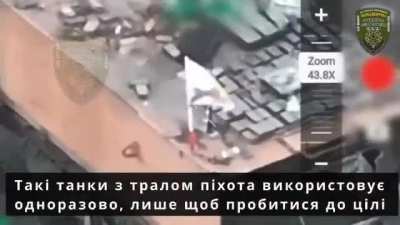 Another Russian armored assault is getting repelled by the Ukrainian 110th Mechanized Brigade in the Donetsk Oblast.