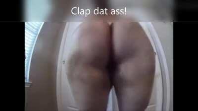 Thick chocolate girl clapping dat ass 2