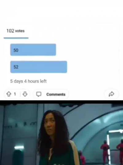 Squid game reddit poll