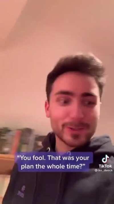 Thanos: (chuckles) I m in danger.