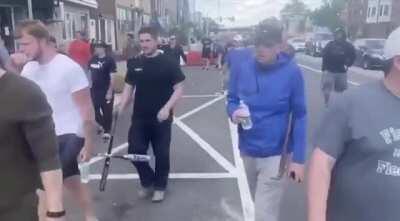 There are now two all white armed vigilante groups roaming Fishtown with the blessing of the Philly police