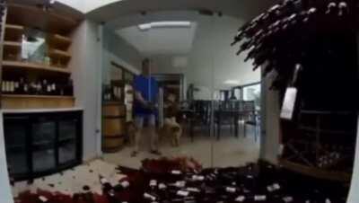 It must be nice to have your own wine cellar