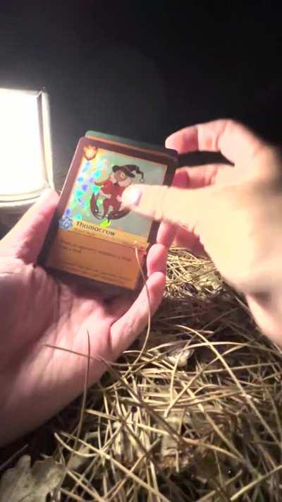 asmr opening grotto beasts packs in the woods at night