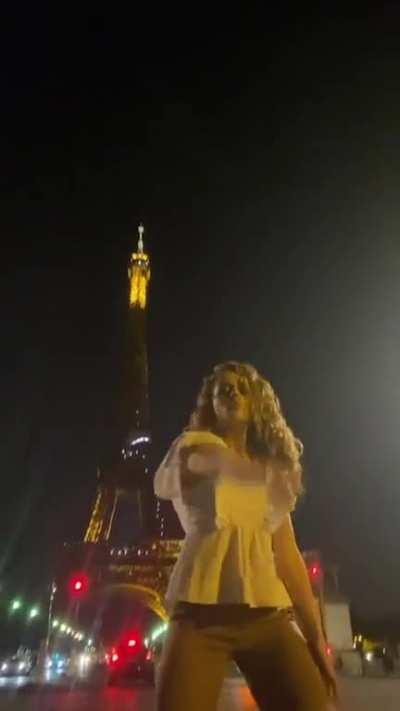 with Joey near The Eiffel Tower [2] |TikTok|July 2023|