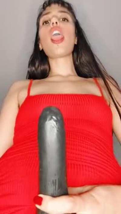 Do you like to see me lubricate the dick I'm going to fuck you with?