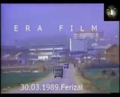 Kosova days after abolished institutions.