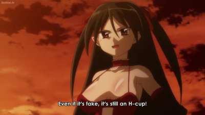 Mistress Silica's mid combat breast expansion (Juuden-chan 2009)