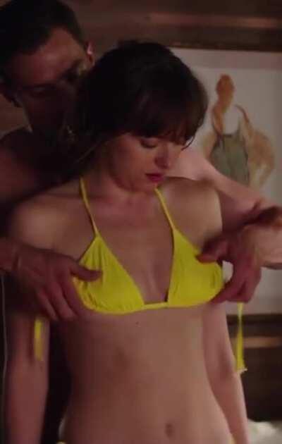 Dakota Johnson in 50 Shades Freed