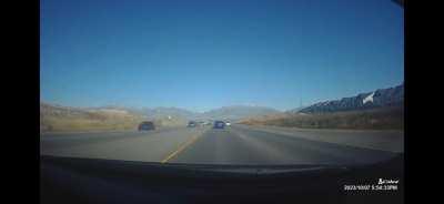 Teen driver drifts into oncoming traffic