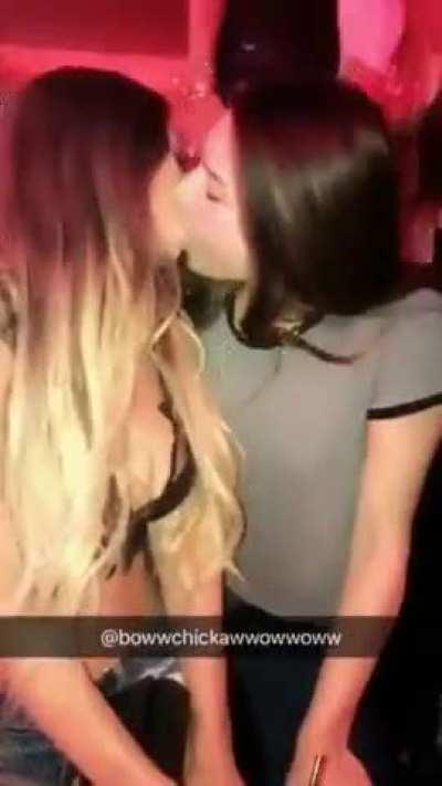 Boob Boner From Kissing Another Girl In Public