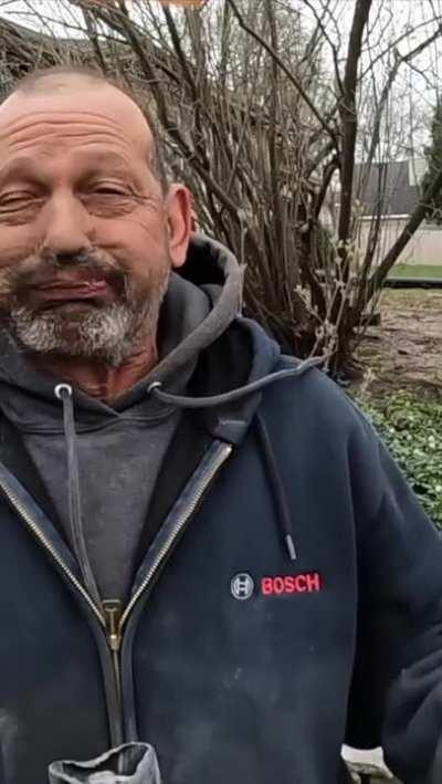 Asking your coworker to blow the dust off your clothes