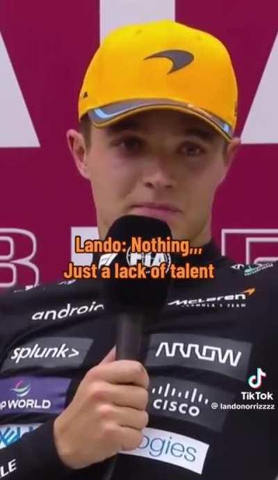 Why can’t Checo say this