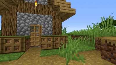 I made a crazy Texture Pack that moves all blocks in one direction.