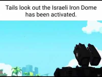 Tails enters Israeli Air Space