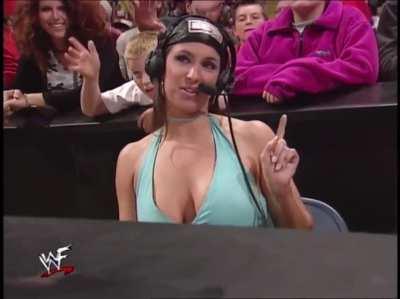 Stephanie McMahon lots of cleavage
