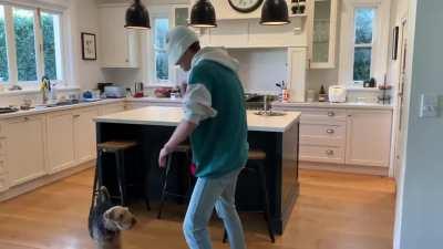 Trying to navigate a room blindfolded