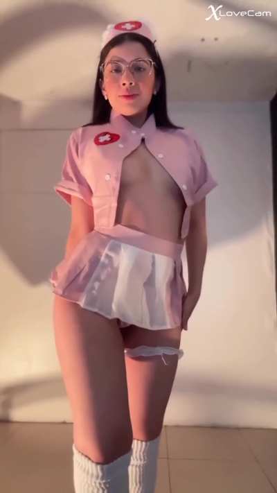 Amateur Camgirl Model Nurse Role Play Solo Webcam GIF by xloveglamour