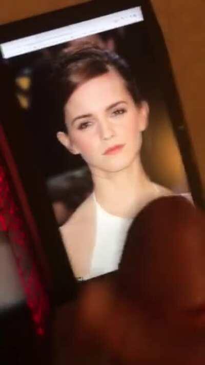 my bud jerkin his big hard cock 2 Emma Watson - and huge cum tribute - If u want 2 b fed celebs and porn and show off jerkin over them on a second screen - public or private sessions - add hertsgirls on k1k - second screen required