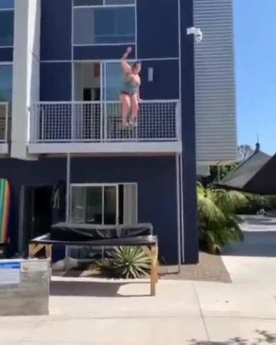 HMF while I jump from this balcony