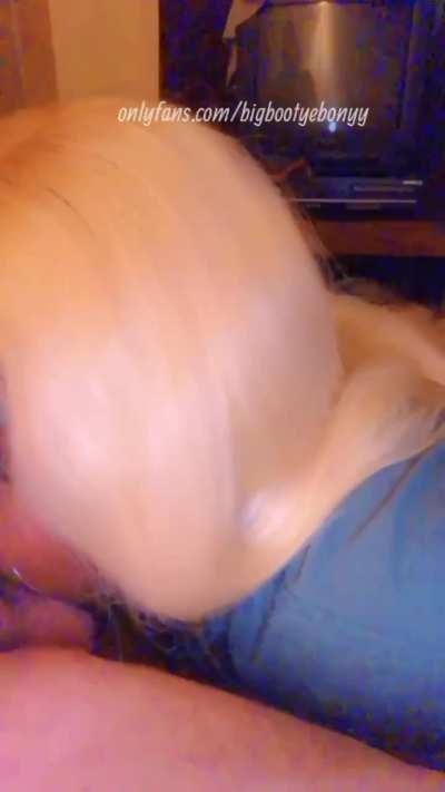 I could suck white cock all day