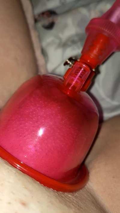 Pumping gives me some wet ass pussy