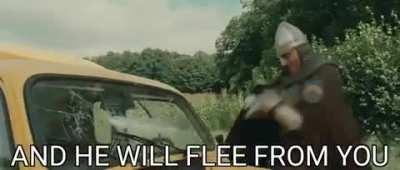 I fear no evil, for God stands with me