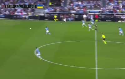 Rudiger run to set up Real Madrid penalty 85