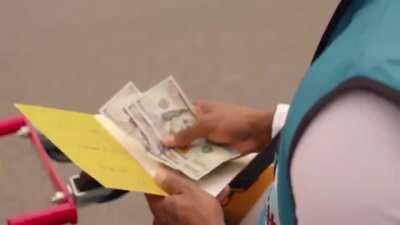 When it’s your birthday and your grandma sends u money in the mail