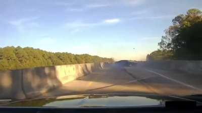 State Trooper hits suspect Camaro after car chase in Arkansas