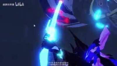 Yae Kasumi victory pose being extra