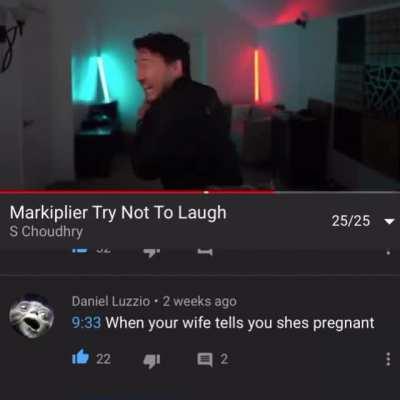 when your wife tells you she’s pregnant