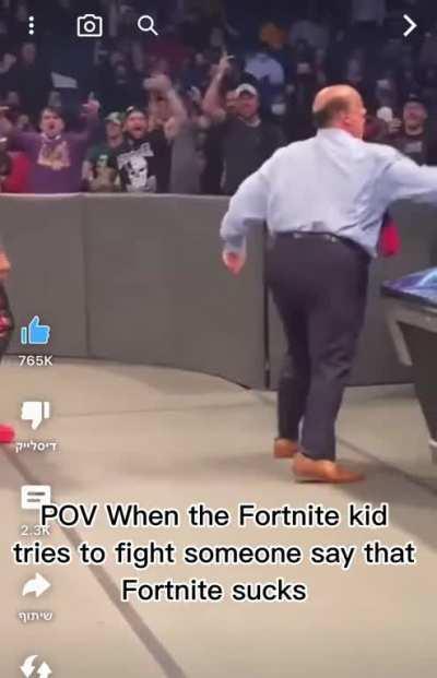 POV Fortnite kid gets roasted