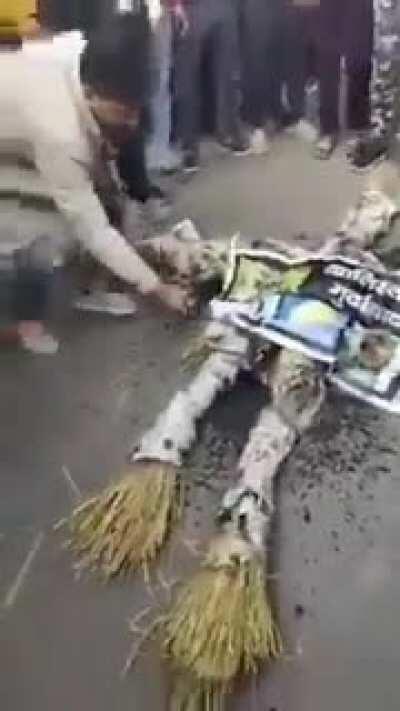 Protest against khalistani traitors in ambala, haryana chanting Khalistan Murdabad and Bharat mata ki jai