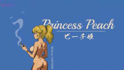 [OC ART][NSFW] I made this animation of Peach in a soft, retro style —thoughts?