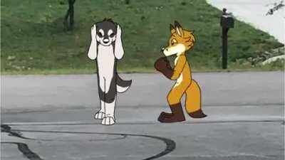 Foxes (animation by Wagner Mutt)