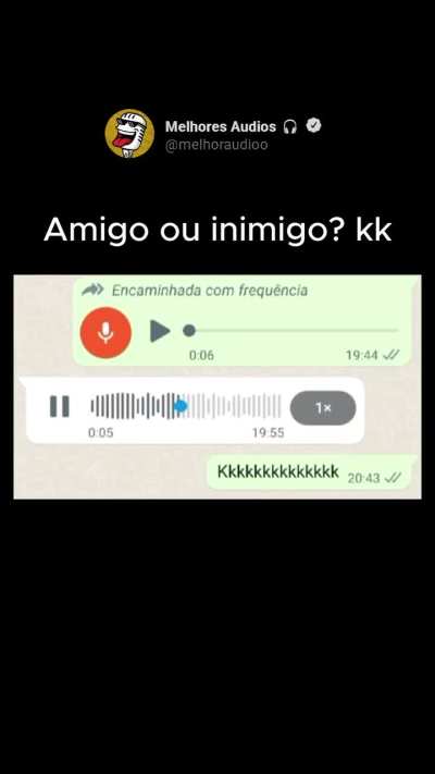Nem precisou de inimigo