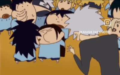 Lol tobirama,madara and hashirama in shinchan verse.