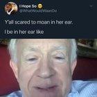 Milliseconds after placing my thick in the warm