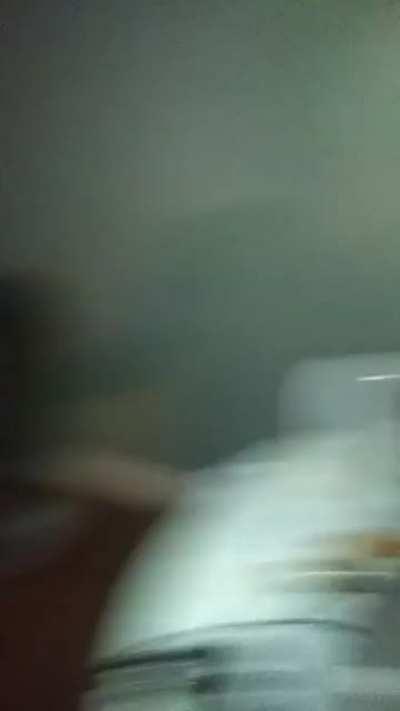 Scum (?) bowling in the house