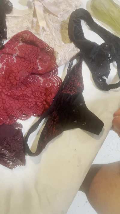 I felt like messing up the black thong today