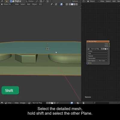 Normal Map Stamp Baking