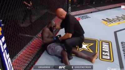 Seriously thought I witnessed my first “in ring” death for a second. Ngannu is terrifying.