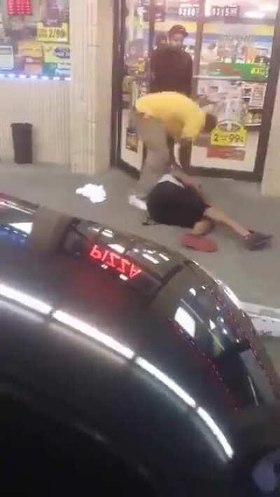 Annother trip at the gas station. It must be the fumes.