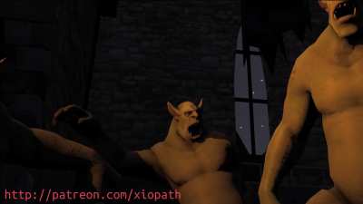 (GAY) Orcs have their way with a lone muscular man [XIOATH]