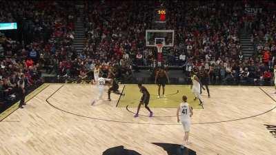 [Highlight] Chris Boucher throws it down on Kelly Olynyk on the fast break