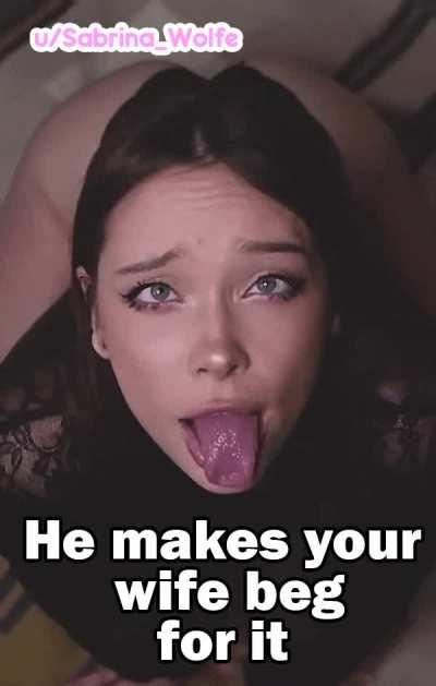 He is the alpha and she knows it