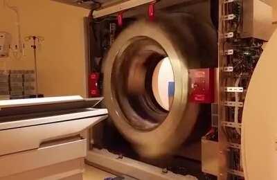 CT scanner without the cover