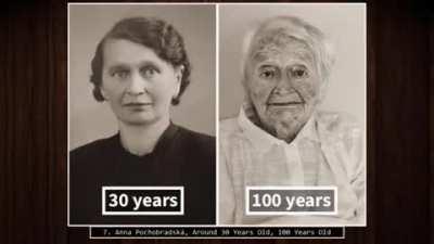 Before & After Pictures: Centenarians